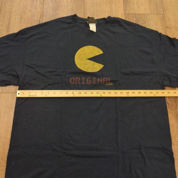 VTG Pacman Original Namco Adult Large Shirt Giant Tag Retro Video Game Faded - Picture 5 of 6